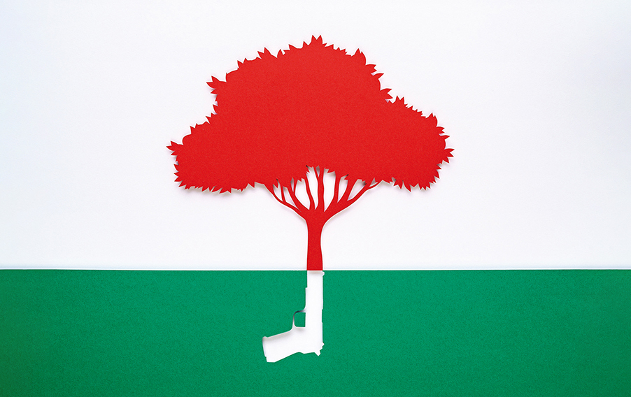 Ilustración conceptual para la portada de Historia de un vasco