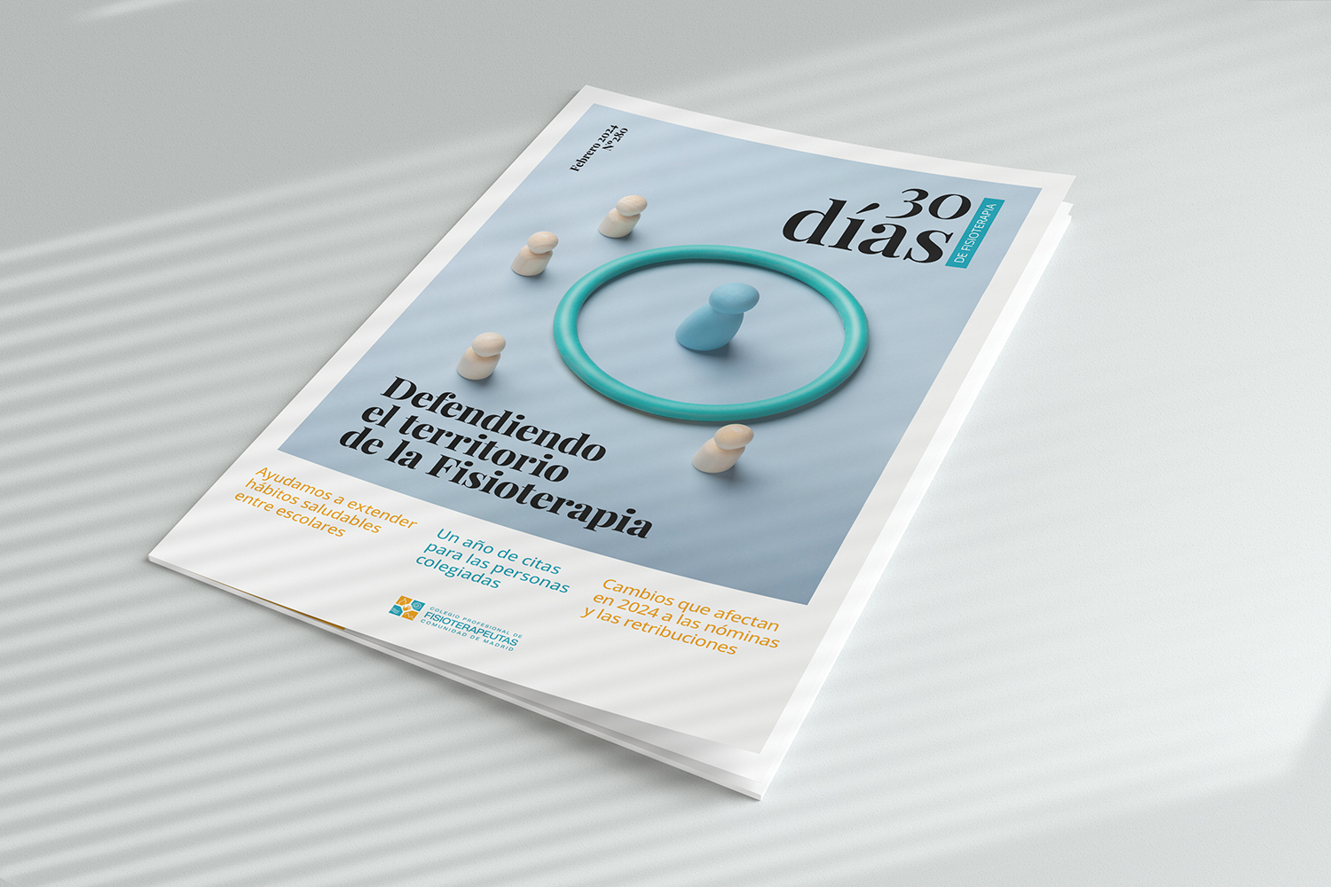 Portada con el rediseño de la revista 30 días de fisioterapia