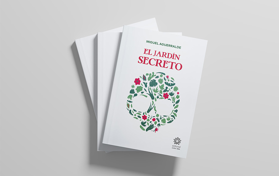 Portadas de la colección de Miguel Aguerralde, diseñadas e ilustradas por Bea Costo